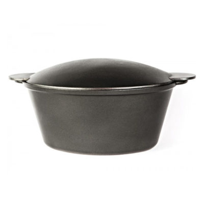 Утятница алюминиевая литая антиприг. с крышкой 4