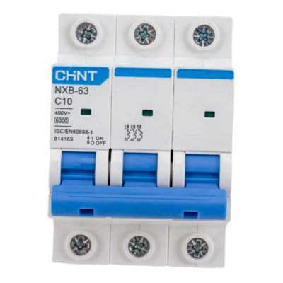 Автомат 3п С 10 А  6 кА NXB-63(R) CHINT