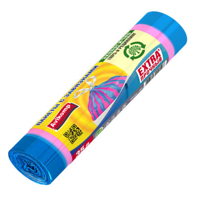 Пакеты для мусора 35л. 20шт. 15мкм особопрочн. с завязками