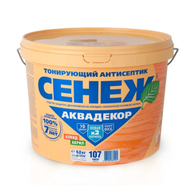 Х2-107 (каштан)-9 кг-СЕНЕЖ АКВАДЕКОР