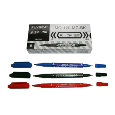 Маркер 2-х сторонний синий. красный. черный