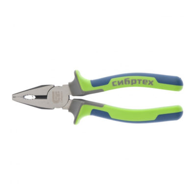 Плоскогубцы комбинированные 180мм трехкомпонентные рукоятки "Сибртех"