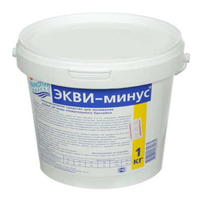 Экви-минус для бассейна 1кг. ведро