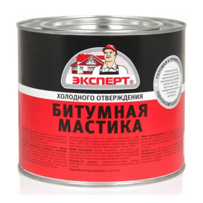 Мастика битумная холодного отверждения 4кг