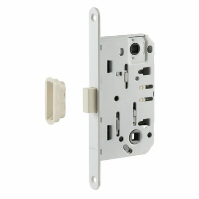 Корпус замка магн. М 13М- 96 мм (белый) под фикс. с отв. планкой