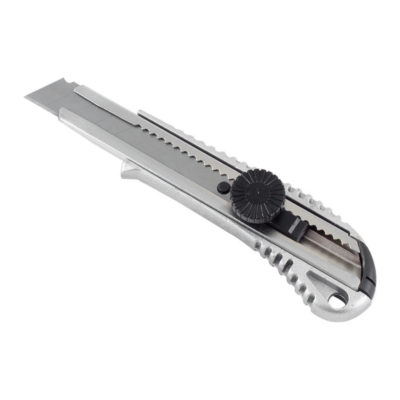 НОЖ С ВЫДВИЖНЫИ ЛЕЗВИЕМ АЛ. КОРПУС ЯПОН. СТАЛЬ 18ММ
