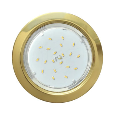 Светильник X53H4 встраиваемый золото 38*106 Ecola