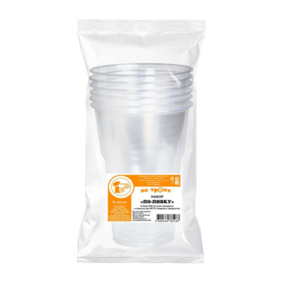 Стакан одноразовый 6 шт. 500 мл