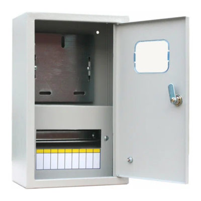 Щит металлический распределительный навесной ЩРУ 1н-09/1 IP54 (400*250*147)