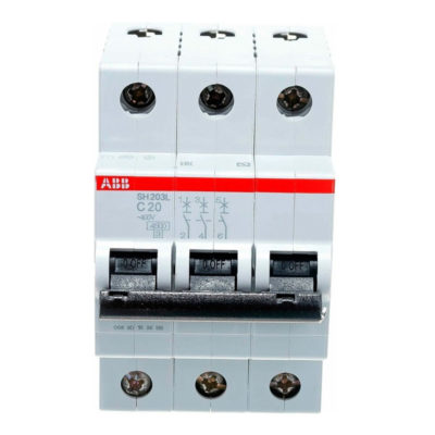 Автомат 3п 20А С SH203L ABB