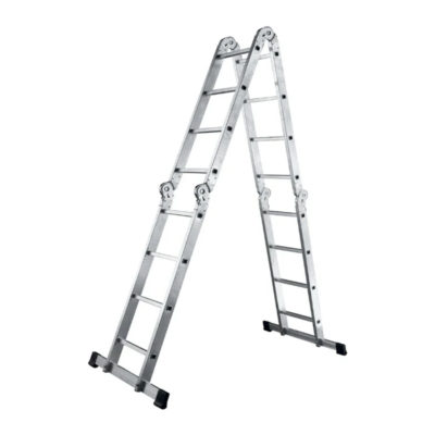ЛЕСТНИЦА ШАРНИРНАЯ 4 СЕКЦ. ПО 16 СТУП. АЛЮМЕТ