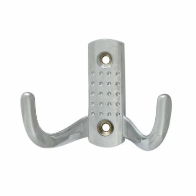 Крючок-вешалка 2-рожковый №11 (цвет в ассорт.)