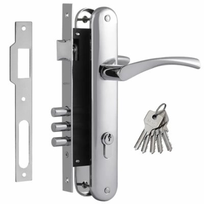 ЗАМОК ВРЕЗНОЙ №23-85М ХРОМ "НОРА-М"