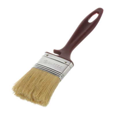 Кисть BARTEX ПЛАСТ ручка евро 2 натур щетина