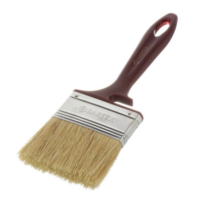 Кисть пл. BARTEX ПЛАСТ Евро 3" искуственная щетина (для в/д красок)