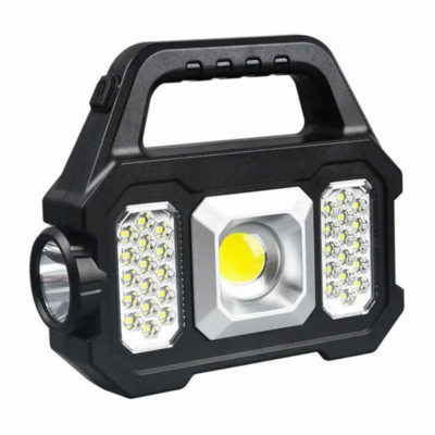 Фонарь прожектор переносной аккумуляторный на солн.батареях