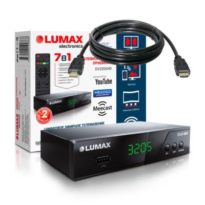 DV3205HD РЕСИВЕР 30 КАНАЛОВ МЕТ.КОРПУС