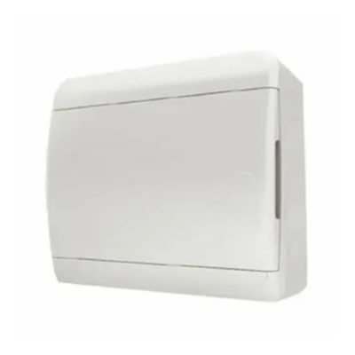 Бокс о/у белый 12 мод. ЩРН-п пластик белая дверь IP41