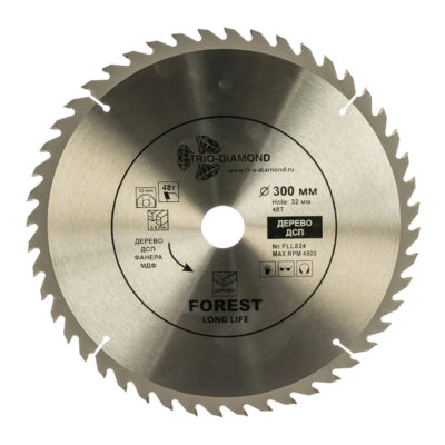 Диск пильный по дереву 300*32*48 TRIO Diamond