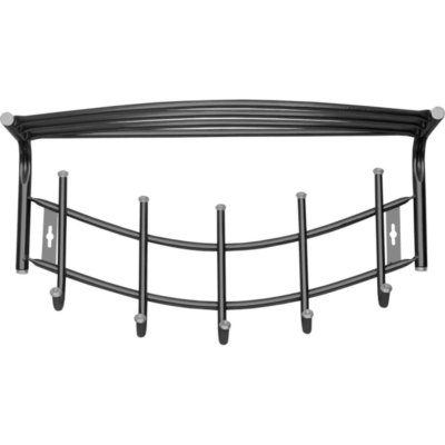 Вешалка настенная 5крючков+полка НИКА