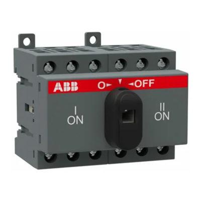 Рубильник до 40А реверсивный 3П с резерв.ручкой