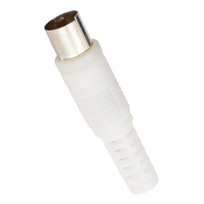 Штекер антенный TDM Electric SQ1809-0008 без пайки белый