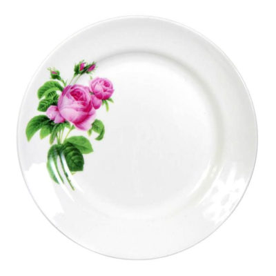 Тарелка мелкая 200мм Роза Кавказа