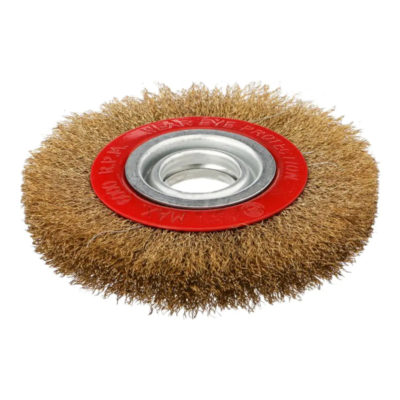 Корщетка колесо латунь д.150