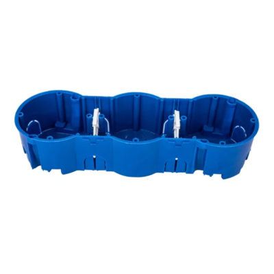 К-502 Коробка установ. 3-местн. евро СУ в бетон 207*66*47 мм