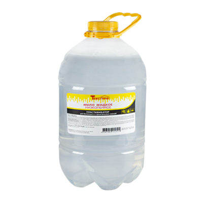Жидкое мыло низкопенное (пластификатор для строительных смесей) 5л.