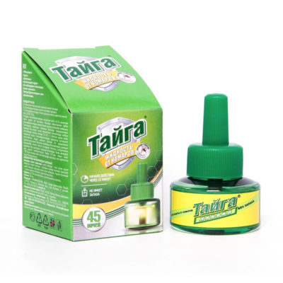 Средство от комаров ТАЙГА запасной флакон 45 Ночей