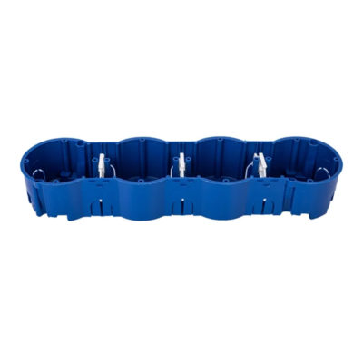 КЕ-503 Коробка установочная 4-мест. с/у  в бетон 278*66*47мм