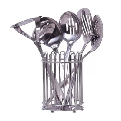 Набор кухон. 7 предметов в мет.корзине