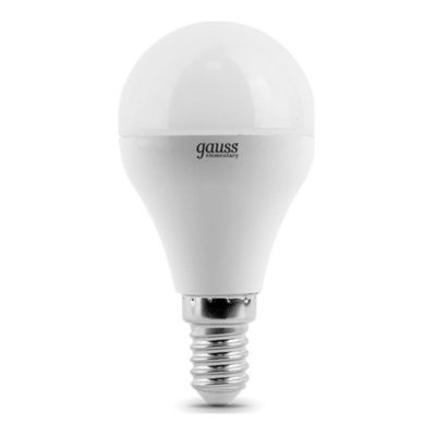 Лампа Gauss 6.5W E27 3000K Шар
