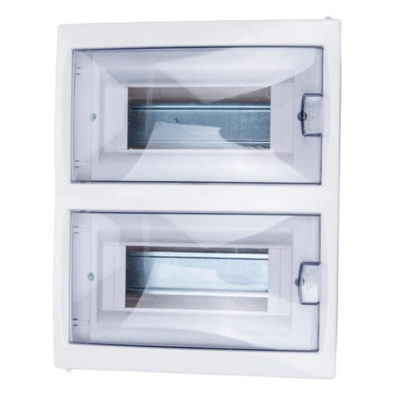 КНС-16Д Бокс СУ 16 мод. с 2-мя нулевыми шинами 268*212*103 мм