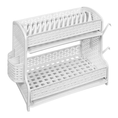 Сушилка для посуды 2х ярусная Кор. Виолет