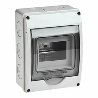 Бокс ОП 5 мод. серый/дымч.дверца IP65