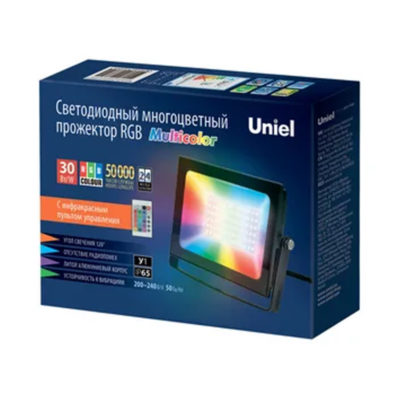 ULF-F60-30W/RGB Прожектор светодиод. Мультиколор