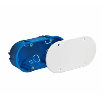 Коробка расп. для с/у 140*65*45 с крышкой для ГСК овал