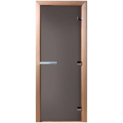 Дверь DoorWood для сауны 1900*700  (бронза матовое