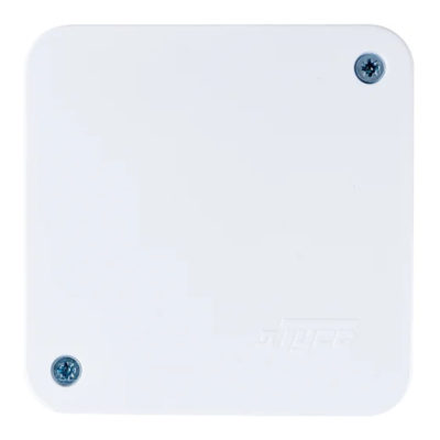 Коробка расп. ОУ 79*79*32 мм белая ТУСО