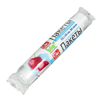 Пакеты для заморозки 80шт. 3л. 25*35*см 18мкм рулон