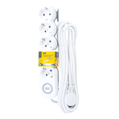 Удлинитель UNO 5гн.*5м 2P+PE IEK