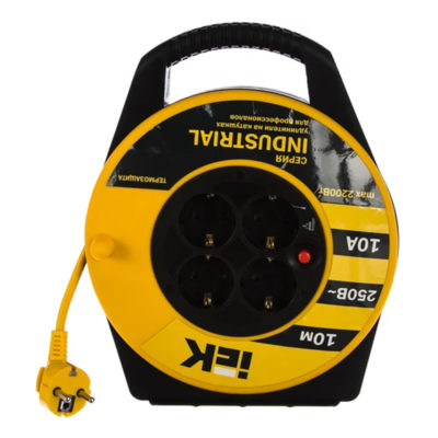 Удлинитель на катушке 4*20м (3*1мм) INDUSTRIAL