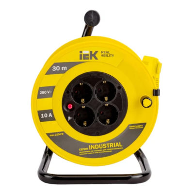 Удлинитель на катушке 4*30м (3*1мм) INDUSTRIAL