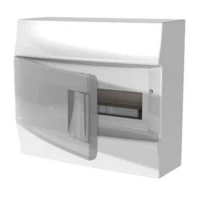 Бокс о/у белый 12М Мистраль41 прозр.дверь IP41 ABB