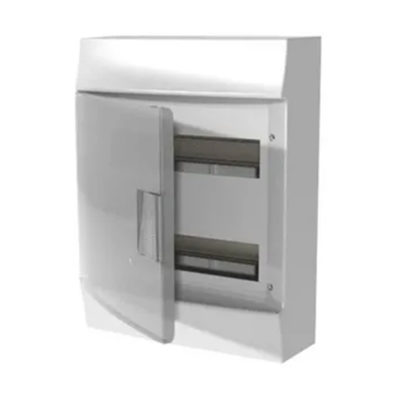 Бокс о/у белый 18М Мистраль41 прозр.дверь IP41 ABB