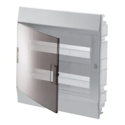 Бокс о/у белый 24М Мистраль41 прозр.дверь IP41 ABB