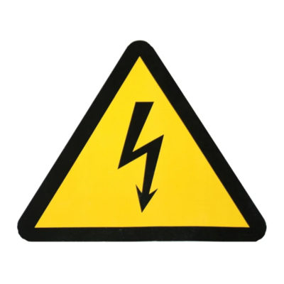 Наклейка "Молния" 130*130 мм