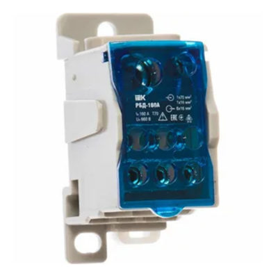 Блок распределительный на DIN-рейку РБД-160А